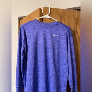 Nike Women's Dri-FIT Element Running Crew in size Medium and color Purple